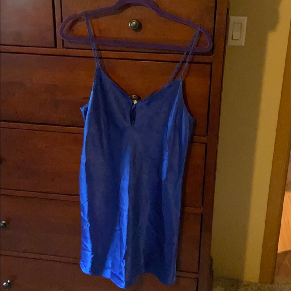 Women’s Blue silky nighty. Size M